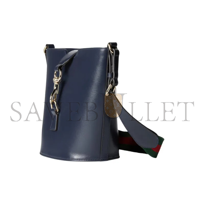 GUCCI LEATHER MINI BUCKET 782908 (20.5*18.5*12.5cm)